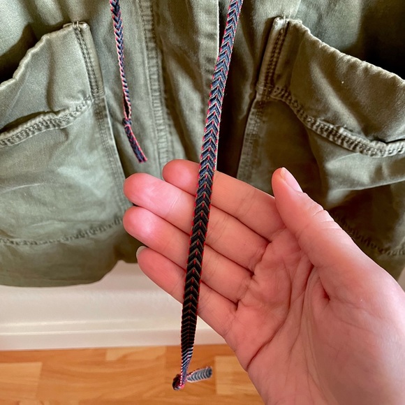 Zara Green Canvas Jacket - Picture 2 of 3